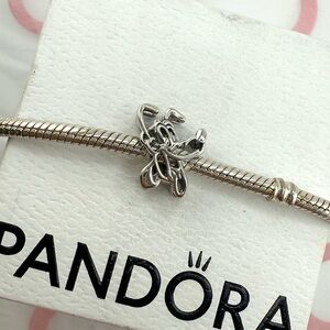 Authentic pandora Disney Pluto Openwork Charm Sterling Silver 925